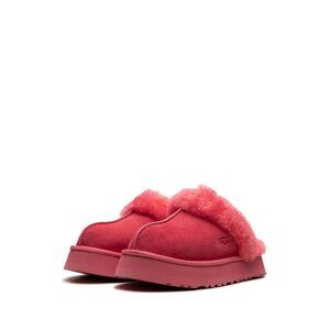 NWB UGG Disquette Shearling Platform Slippers Pink Size 7